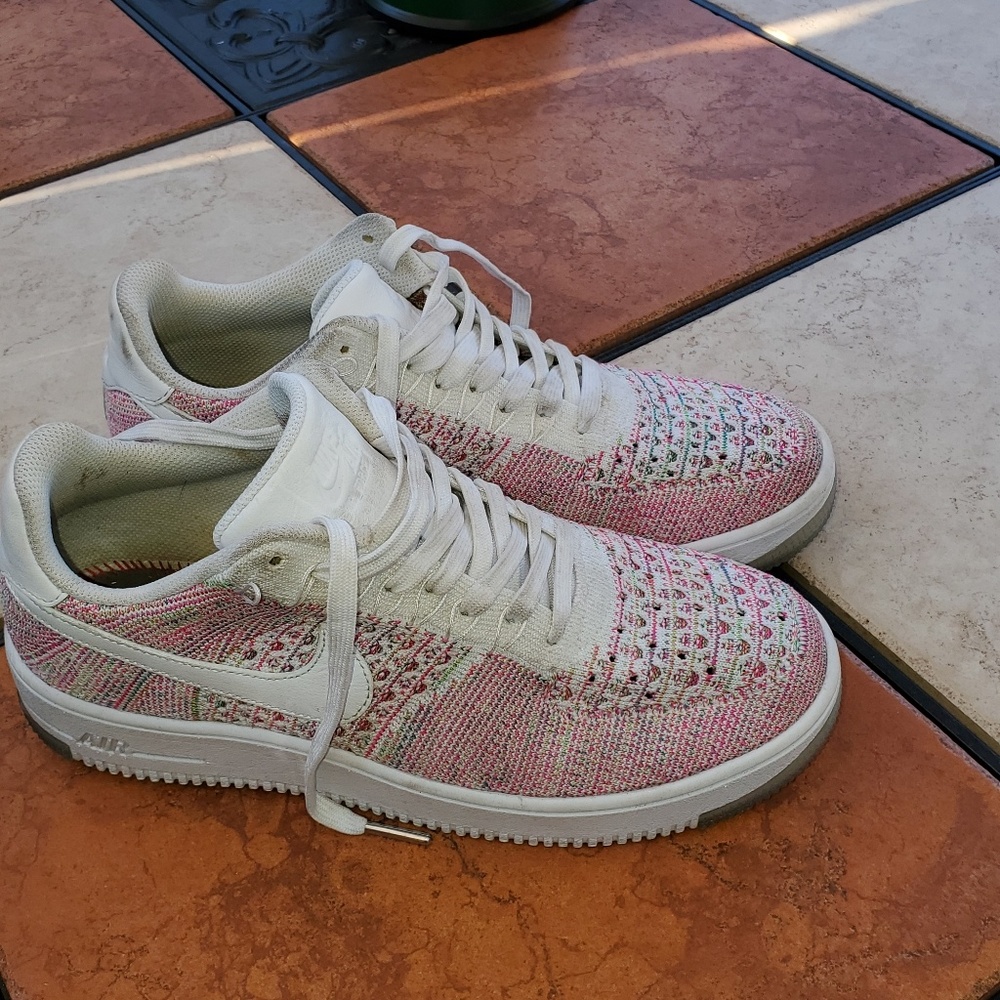 Womens  pink muliti colored Nike airforce